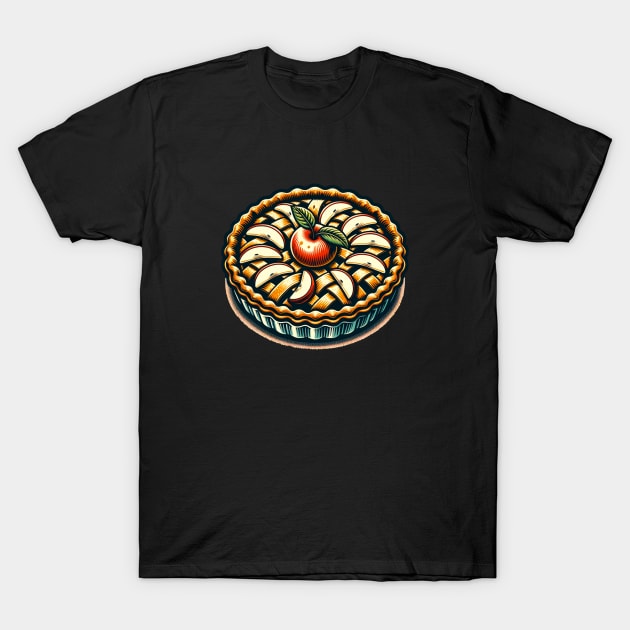 Apple Pie Vintage Slice Kawaii Since Sweet T-Shirt by Flowering Away